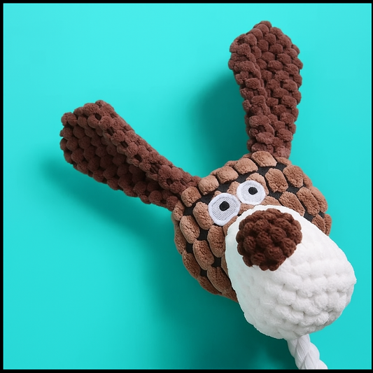 Pluche Dierenvorm Hondenspeelgoed – Piepend en Bijtbestendig