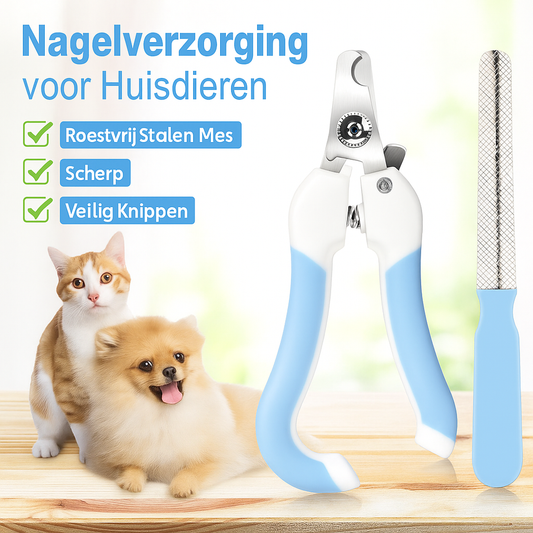 Professionele Huisdier Nagelknipper – Roestvrijstalen Trimmer voor Hond en Kat